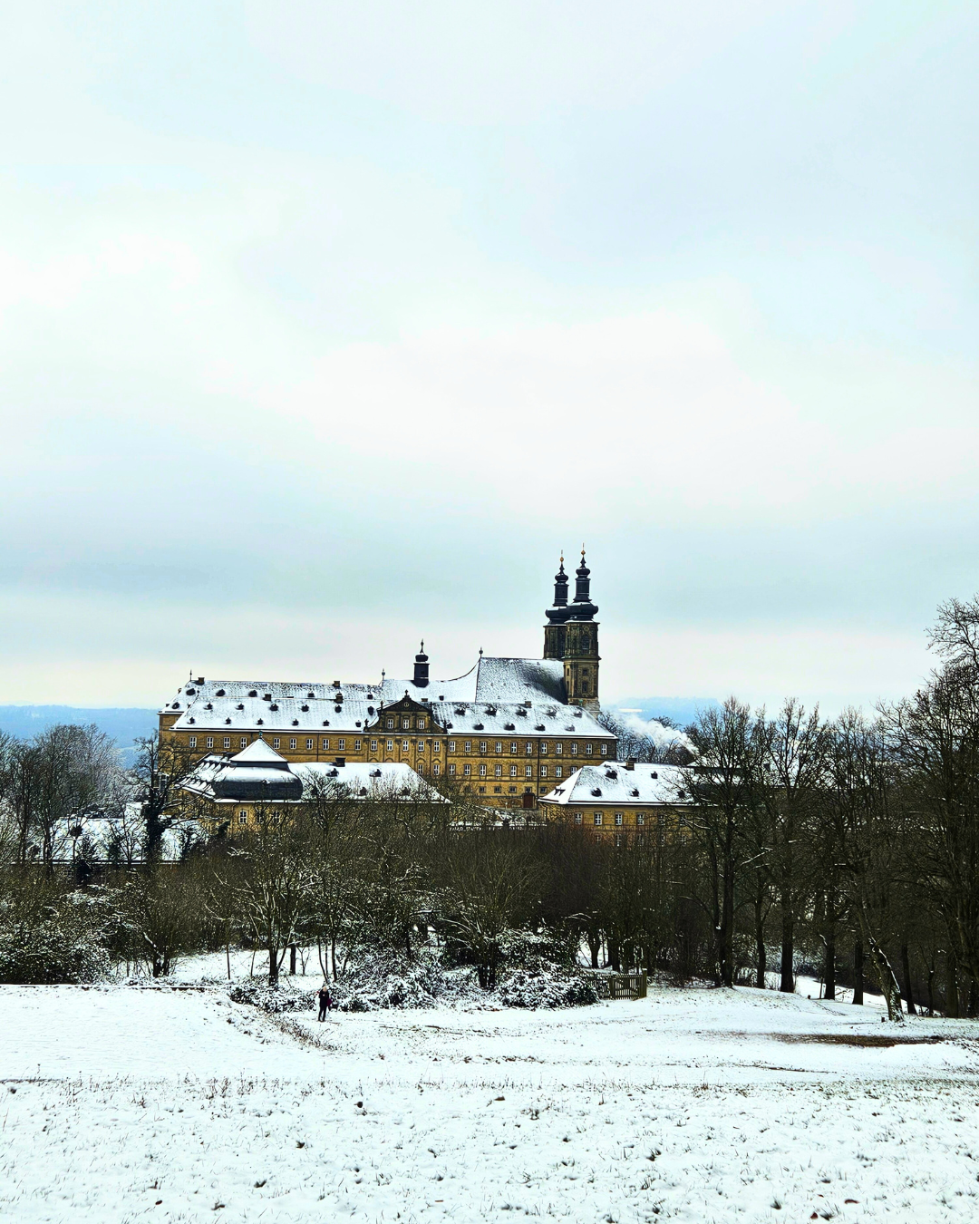 Kloster Banz im Winter - Quelle: Christina Düll